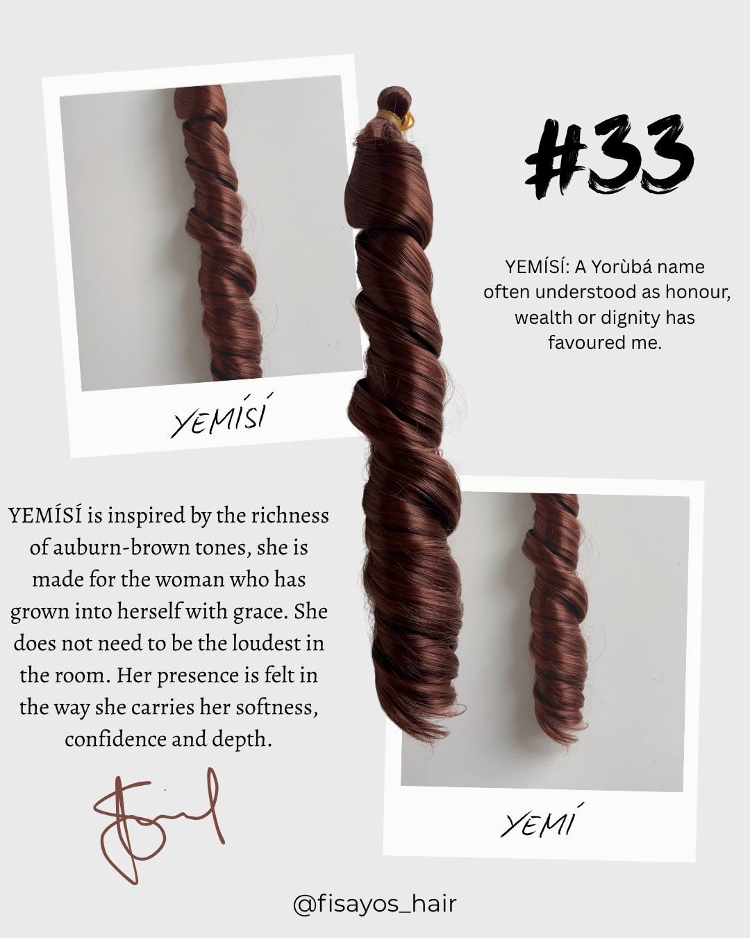 YEMISI (#33)